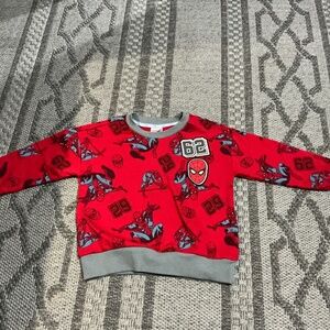 Marvel Spider-Man Toddler Sweatshirt – Red Graphic Pullover.